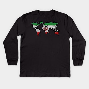 Iran Kids Long Sleeve T-Shirt